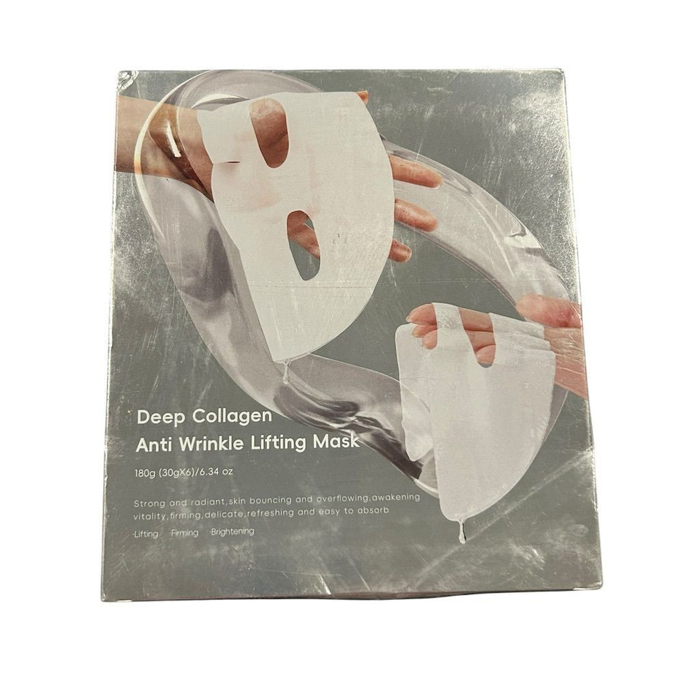 Deep Collagen Anti Wrinkle Lifting Face 9 Masks Anti-Aging NEW Sealed